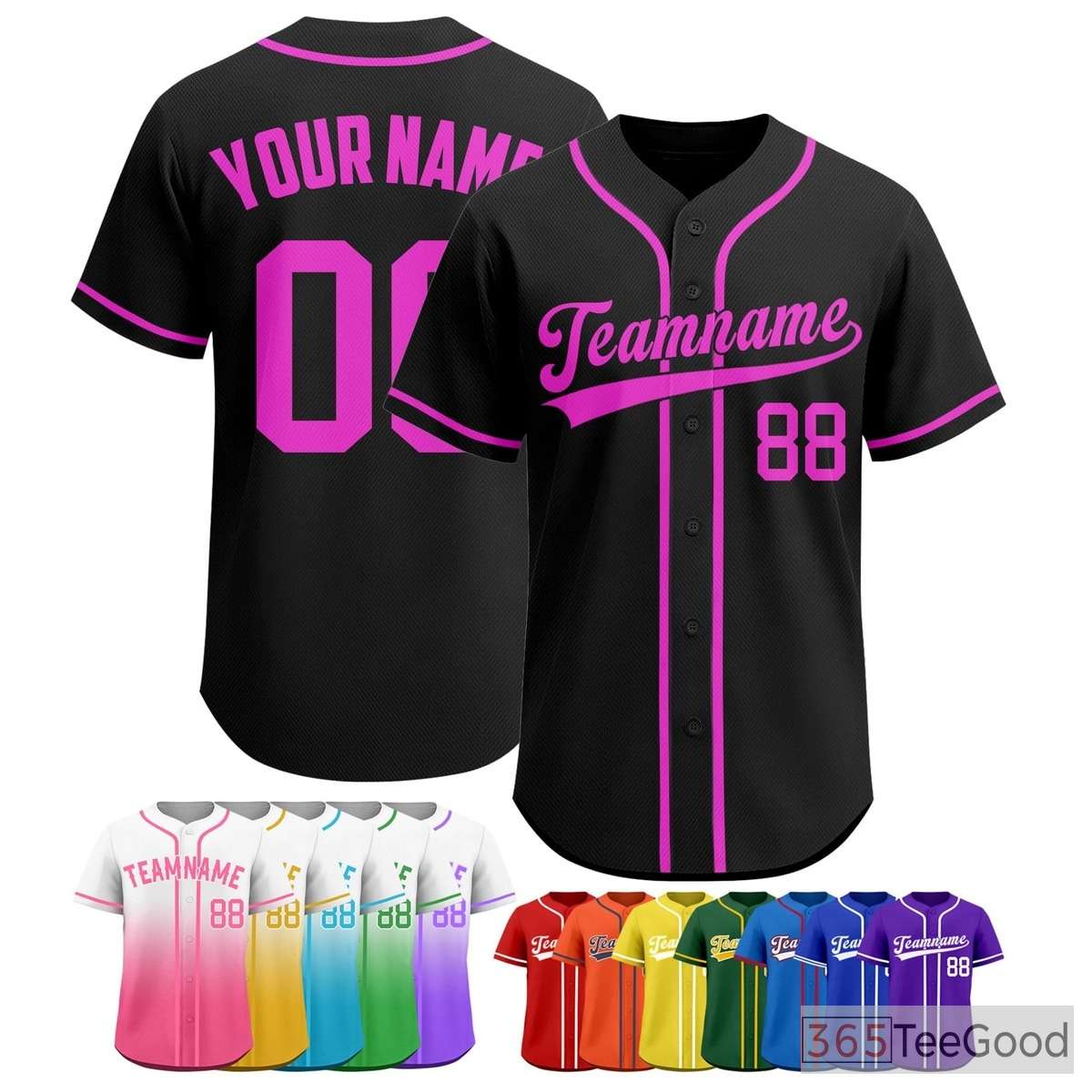 Baseball Jersey Tee for Men & Women - A Versatile Choice for Personalized Style