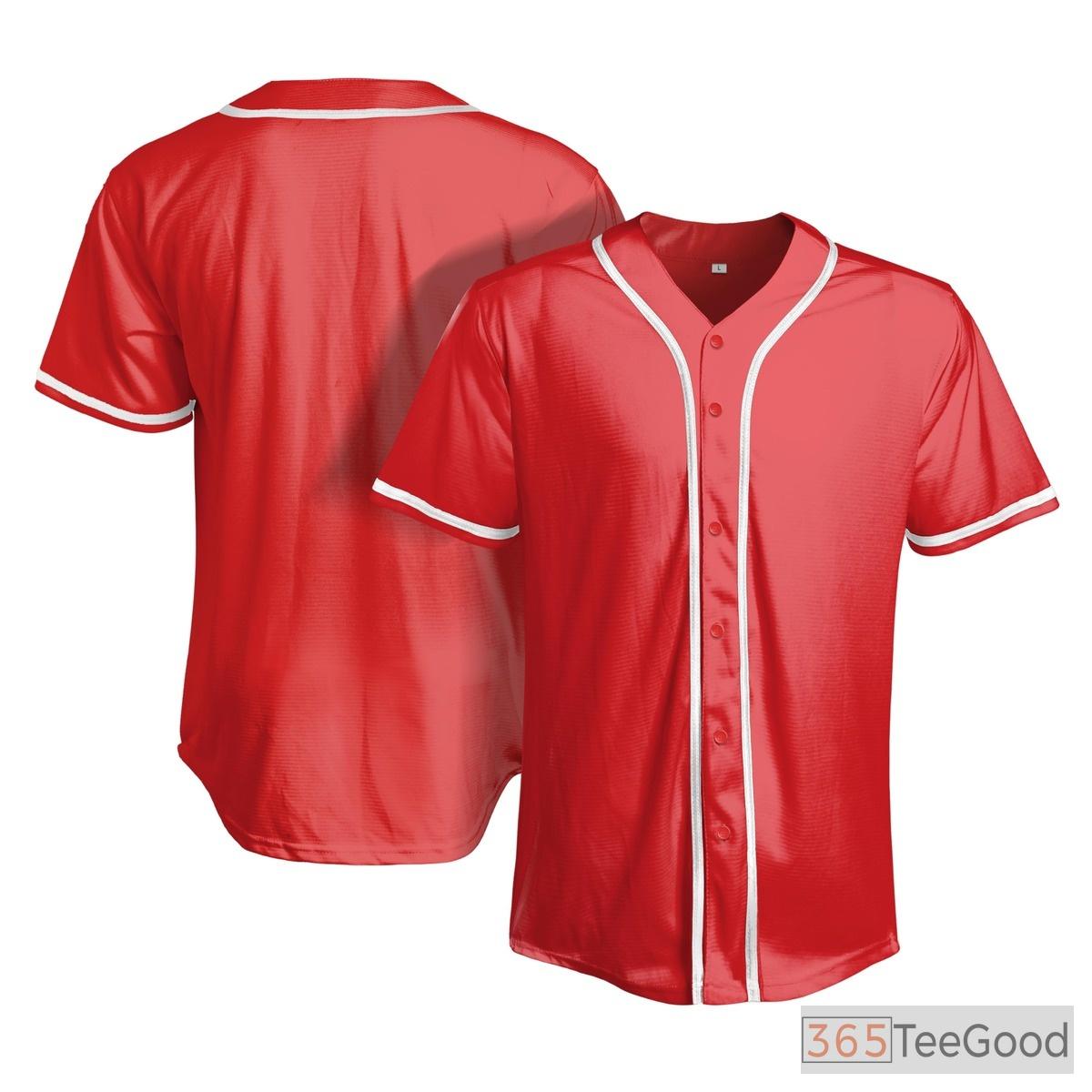 Baseball Jersey Tee for Men & Women - Your Custom Design Foundation