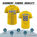 Baseball Jersey Tee for Men & Women - Your customizable base for team apparel & style