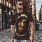 Classic Baseball Sports Graphic 3D Pattern Printed Casual Unisex T-Shirt Styles
