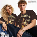 Classic Baseball Sports Graphic 3D Pattern Printed Casual Unisex T-Shirt Styles