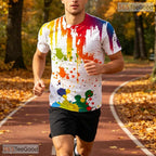 Crisp White Minimalist Illusion Graphic 3D Printed Casual Unisex T-Shirt Top