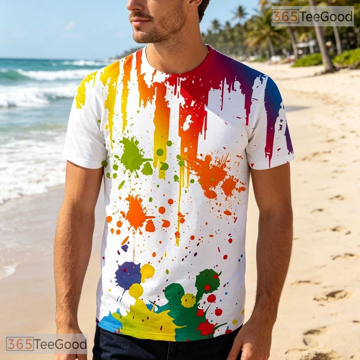 Crisp White Minimalist Illusion Graphic 3D Printed Casual Unisex T-Shirt Top