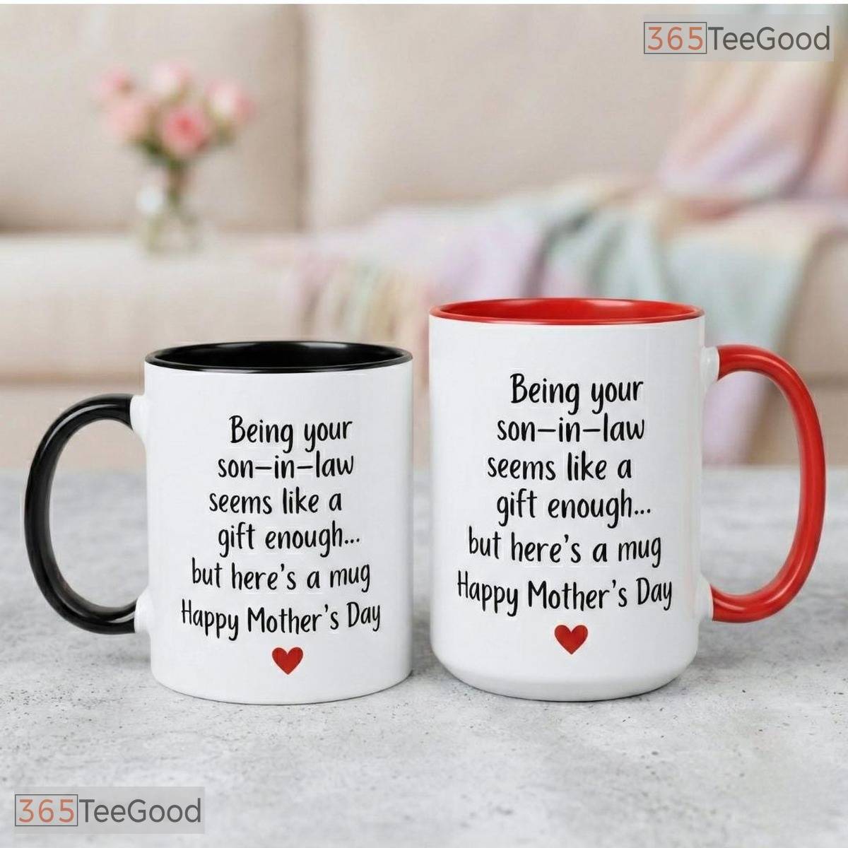 Personalized Funny Son In Law Gift Mug - Humorous Mother's Day Sarcastic Ceramic Mug