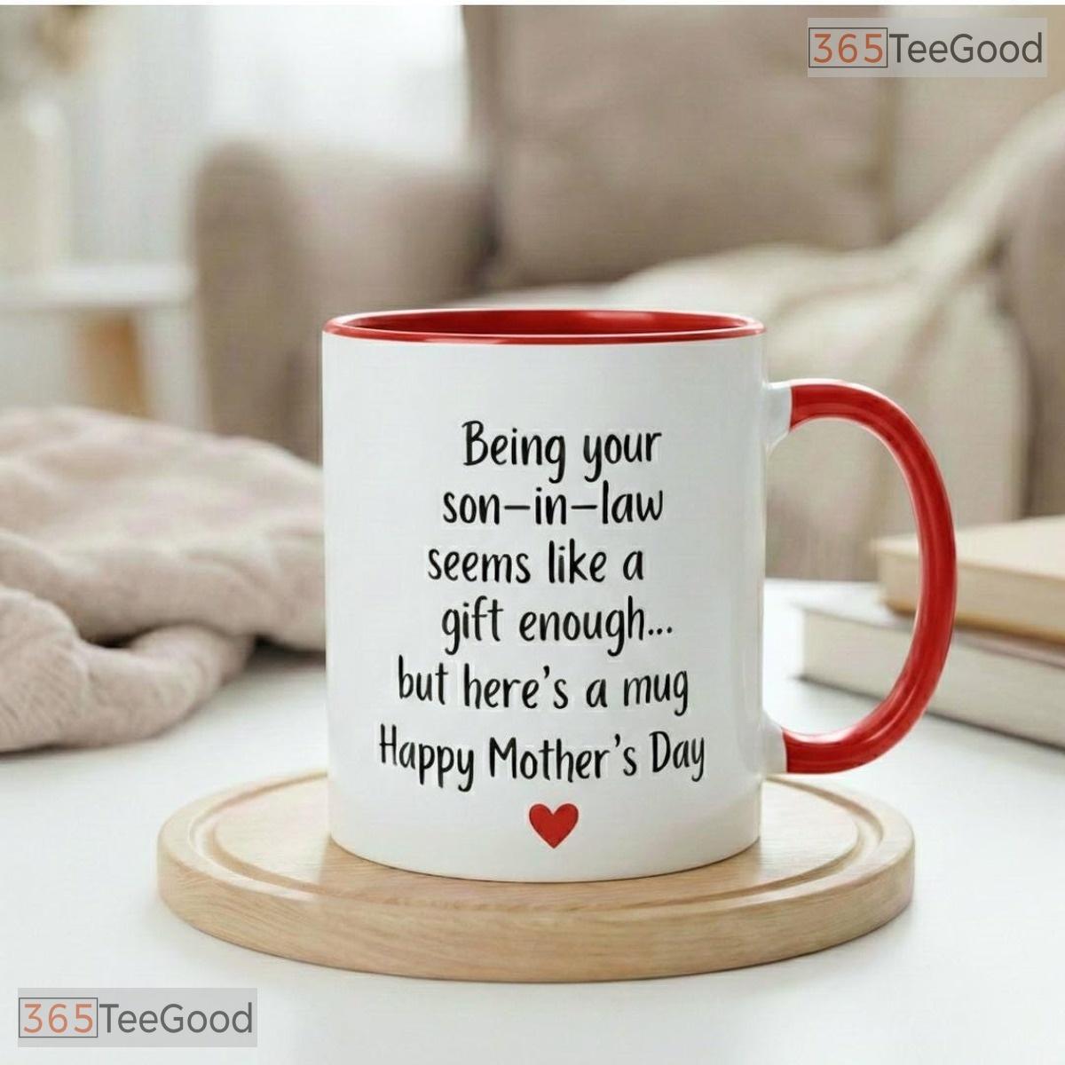 Personalized Funny Son In Law Gift Mug - Humorous Mother's Day Sarcastic Ceramic Mug