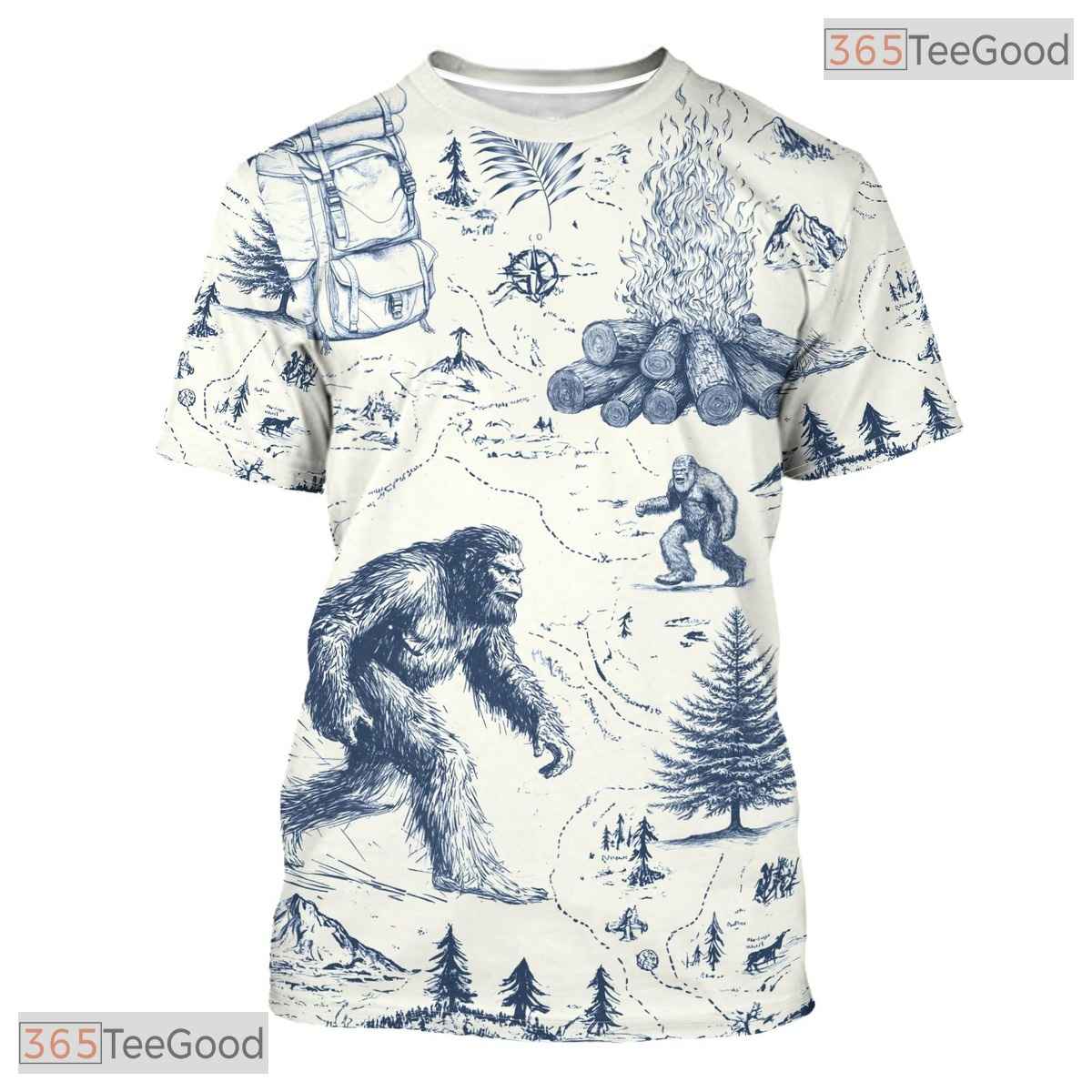 Bigfoot Oktoberfest Beer Costume Novelty Graphic 3D Printed Casual Unisex Tee Shirt Top