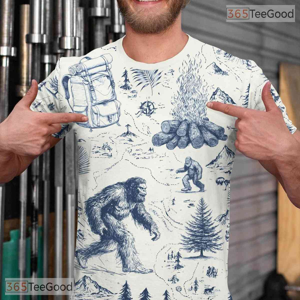 Bigfoot Oktoberfest Beer Costume Novelty Graphic 3D Printed Casual Unisex Tee Shirt Top