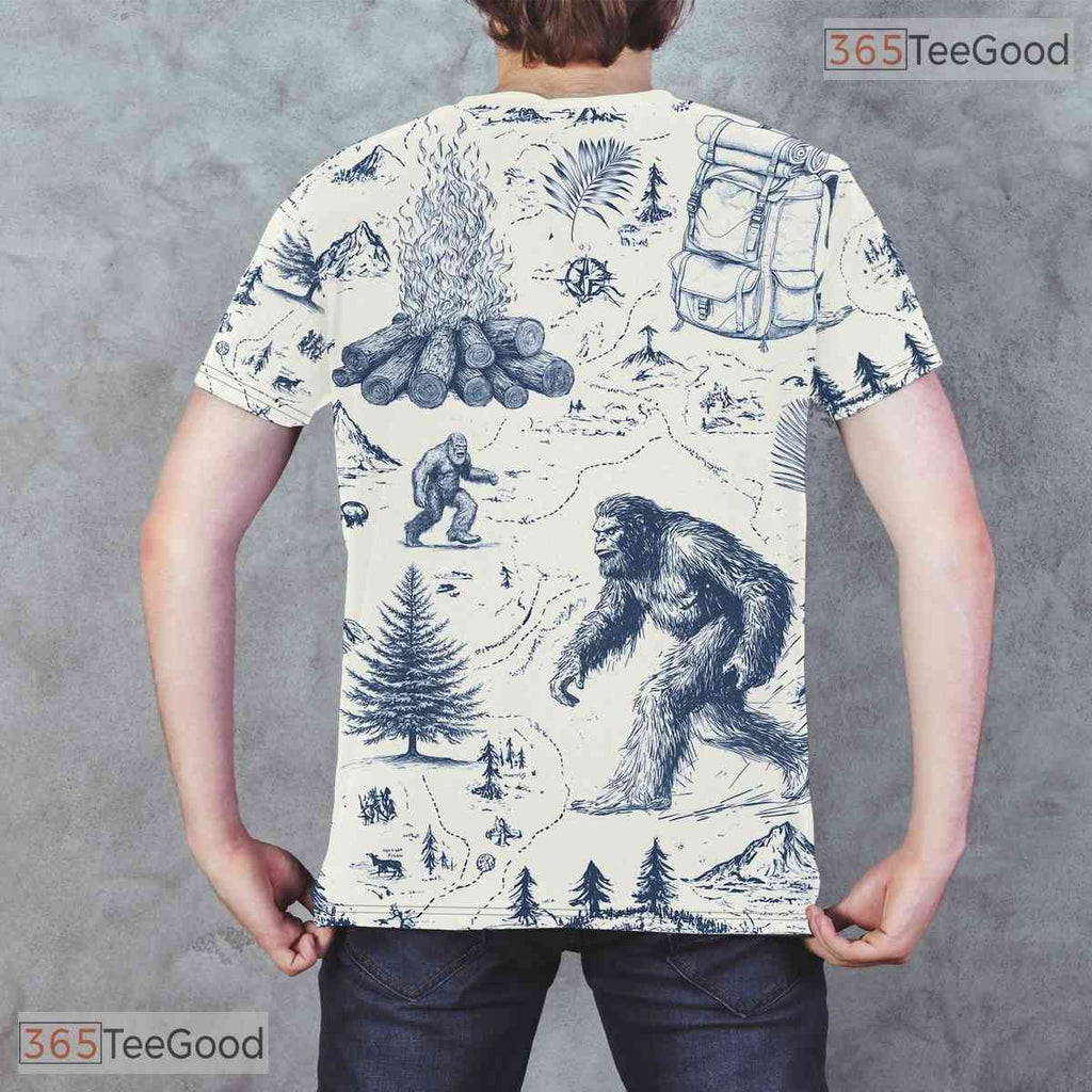 Bigfoot Oktoberfest Beer Costume Novelty Graphic 3D Printed Casual Unisex Tee Shirt Top