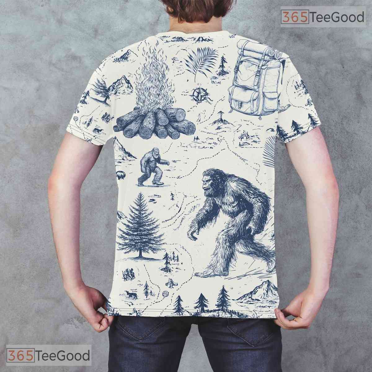 Bigfoot Oktoberfest Beer Costume Novelty Graphic 3D Printed Casual Unisex Tee Shirt Top