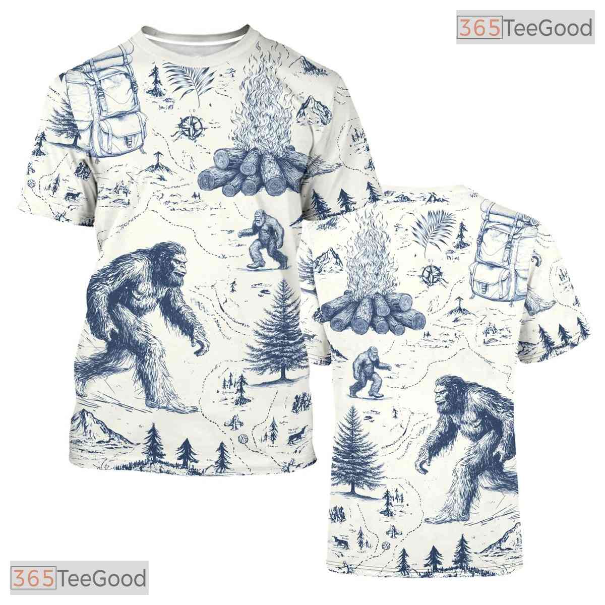 Bigfoot Oktoberfest Beer Costume Novelty Graphic 3D Printed Casual Unisex Tee Shirt Top
