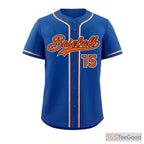 Black and Orange Baseball Jersey Tee for Men & Women - A sharp contrast for everyday style