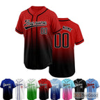 Black and Red Baseball Jersey Tee for everyday wear with a bold color contrast