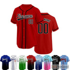 Black and Red Baseball Jersey Tee for versatile comfort and a classic casual appeal