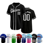 Black and White Baseball Jersey Tee for Men & Women - A timeless choice for casual comfort