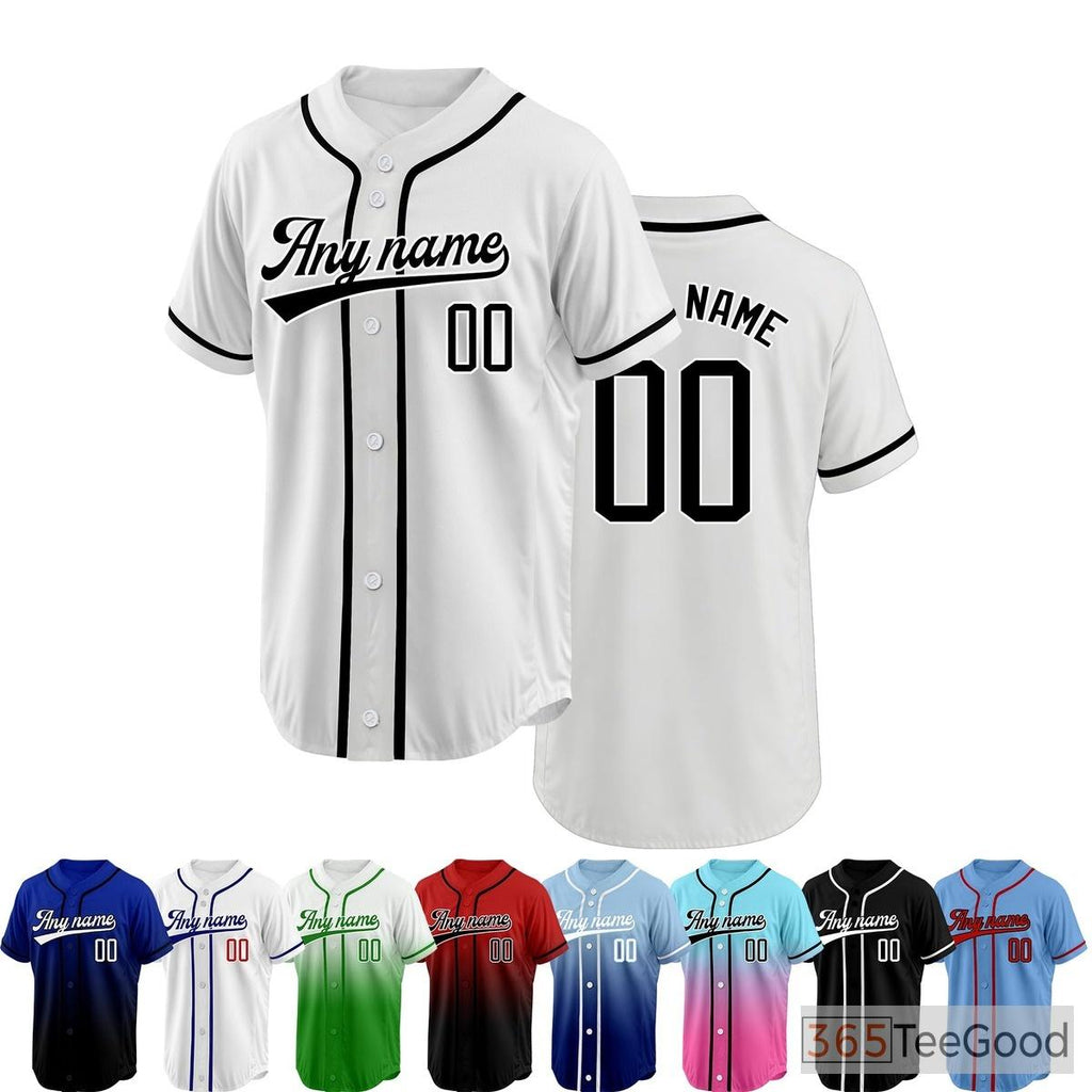 Black and White Baseball Jersey Tee for Men & Women - A classic look for everyday style