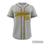 Black and Yellow Baseball Jersey Tee for Men & Women - A comfortable classic for casual wear