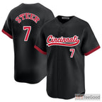 Black Baseball Jersey for Men & Women - Stitched with Your Custom Name & Number