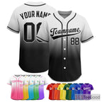 Black Baseball Jersey Tee for Men & Women - A Sleek & Classic Choice for Custom Apparel