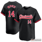 Black Baseball Jersey Tee for Men & Women - Stitched with Your Chosen Name & Number
