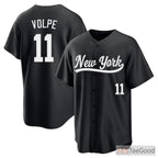 Black Baseball Jersey Tee for Men & Women - Customize Your Stitched Team Details