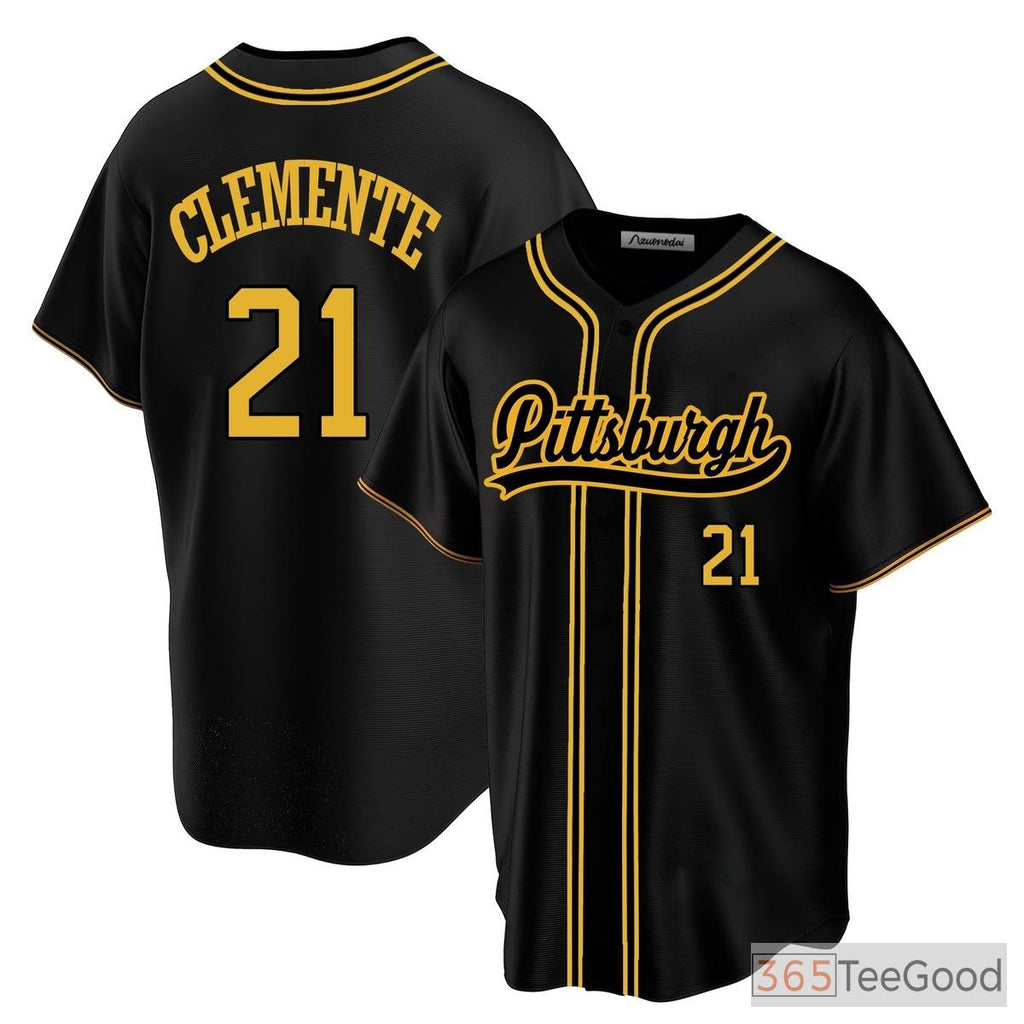Black Baseball Jersey Tee for Men & Women - Create Your Unique Fan & Team Look