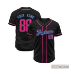 Black Baseball Jersey Tee for Men & Women - The foundation for your personalized apparel