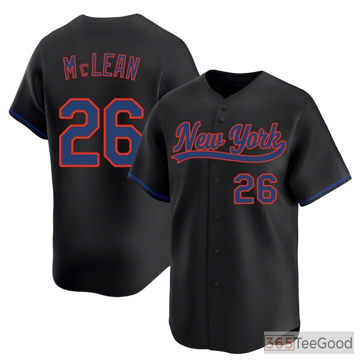 Black Baseball Jersey Tee for Men & Women - Designed for breathable comfort and casual style