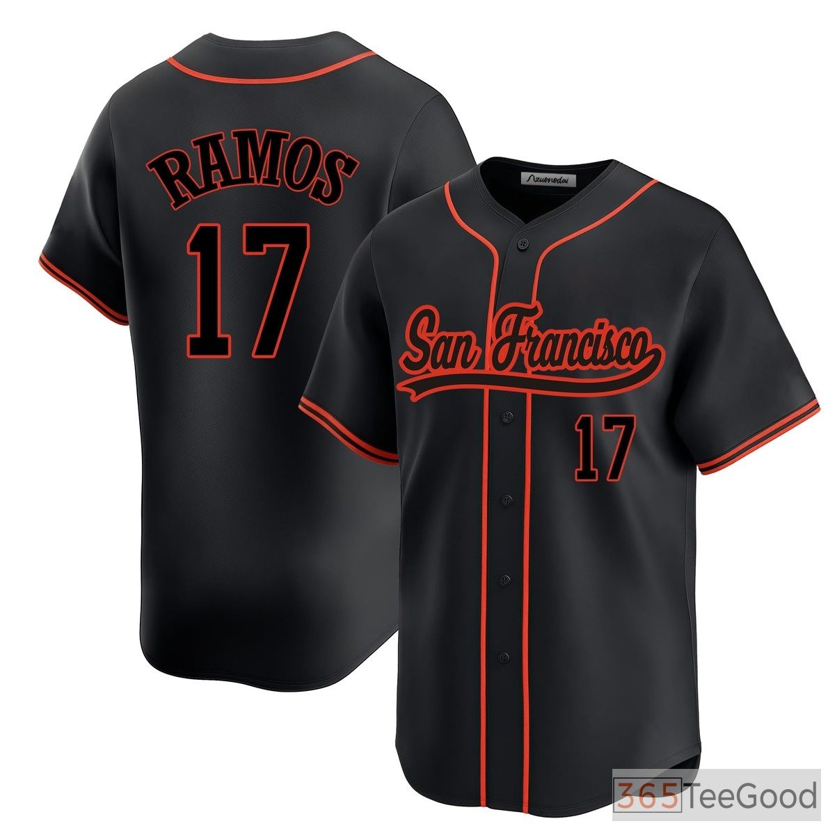 Black Baseball Jersey Tee for Men & Women - Customize Your Unique Fan Look