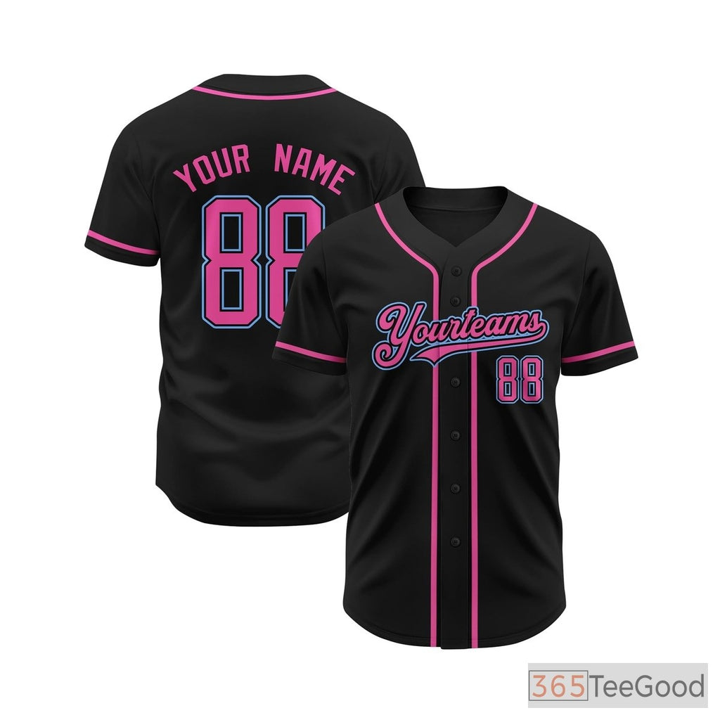 Black Baseball Jersey Tee for Men & Women - A Modern Wardrobe Essential