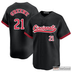 Black Baseball Jersey Tee for Men & Women - Stitched for Your Signature Fan Style