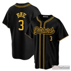 Black Baseball Jersey Tee for Men & Women - Stitched with Your Own Personalized Details