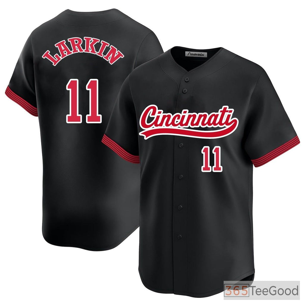 Black Baseball Jersey Tee for Men & Women - Personalize Your Stitched Fan Gear