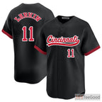 Black Baseball Jersey Tee for Men & Women - Personalize Your Stitched Fan Gear