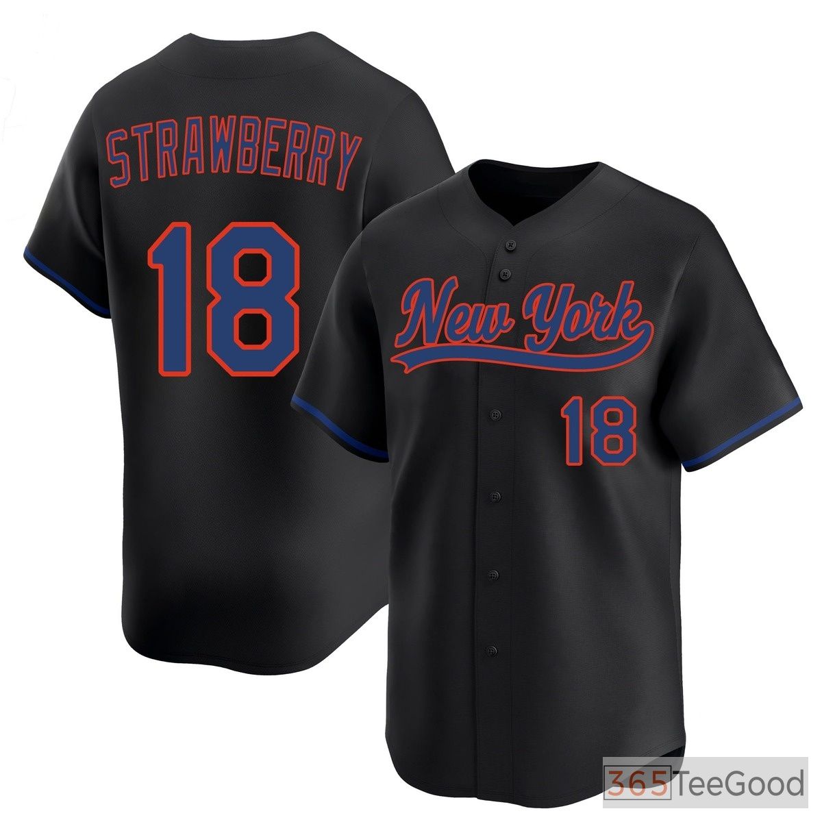 Black Baseball Jersey Tee for Men & Women - A relaxed fit for adaptable daily comfort