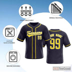Black Baseball Jersey Tee for Men & Women - A Timeless Choice for Everyday Wear