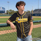 Black Baseball Jersey Tee for Men & Women - An essential piece for comfortable everyday style