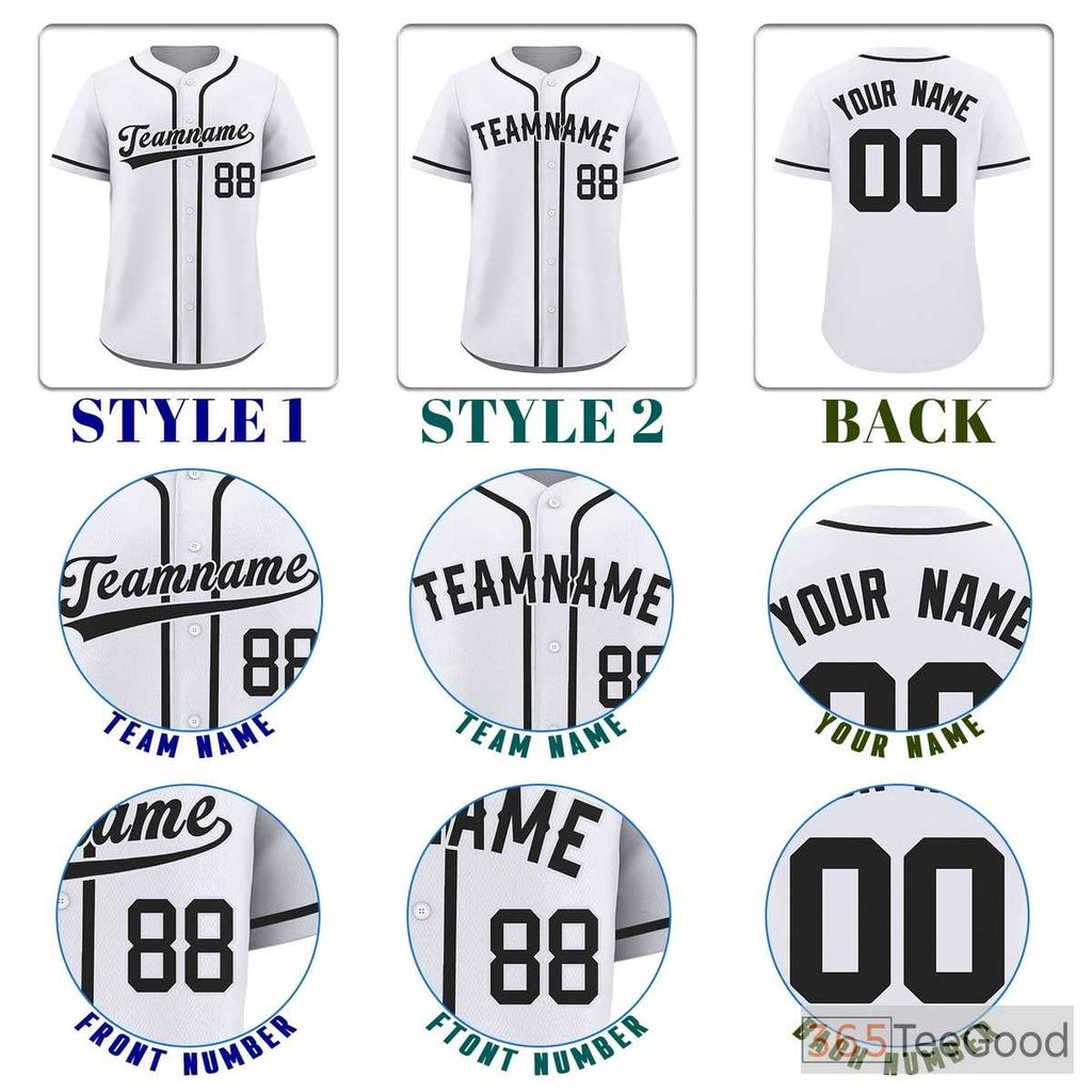 Black Baseball Jersey Tee for Men & Women - Essential for Casual & Sport Style