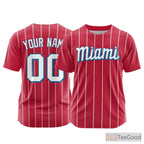 Black Custom Baseball Jersey Tee - Personalized Stitched Name & Number for Men & Women
