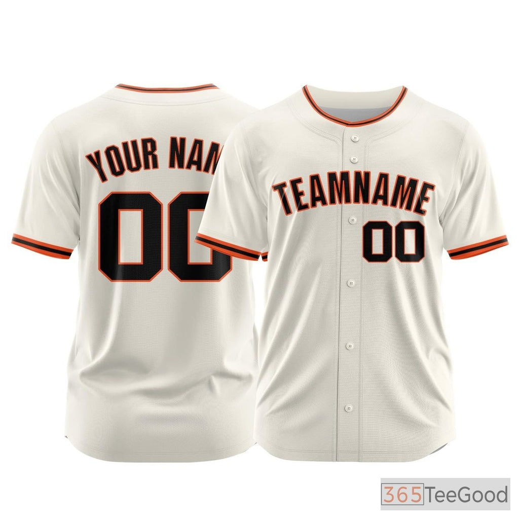 Black Custom Baseball Jersey Tee Personalized Printed Team Name Number for Men Women