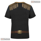 Black Oktoberfest Beer Costume Novelty 3D Printed Casual Short Sleeve Unisex Tee