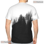 Black Forest Basketball Graphic Art 3D Printed Short Sleeve Unisex Tee Shirt Styles