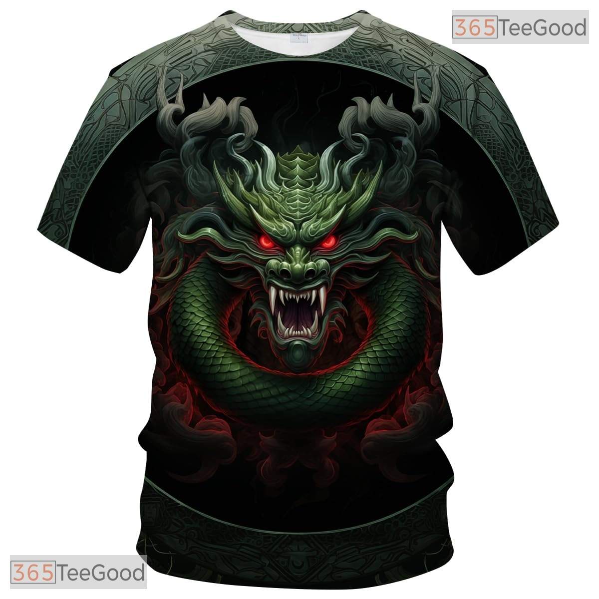 Black Mythology Chinese Dragon Graphic 3D Printed Casual Unisex Tee Shirt Styles