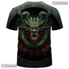 Black Mythology Chinese Dragon Graphic 3D Printed Casual Unisex Tee Shirt Styles