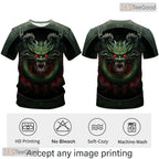 Black Mythology Chinese Dragon Graphic 3D Printed Casual Unisex Tee Shirt Styles