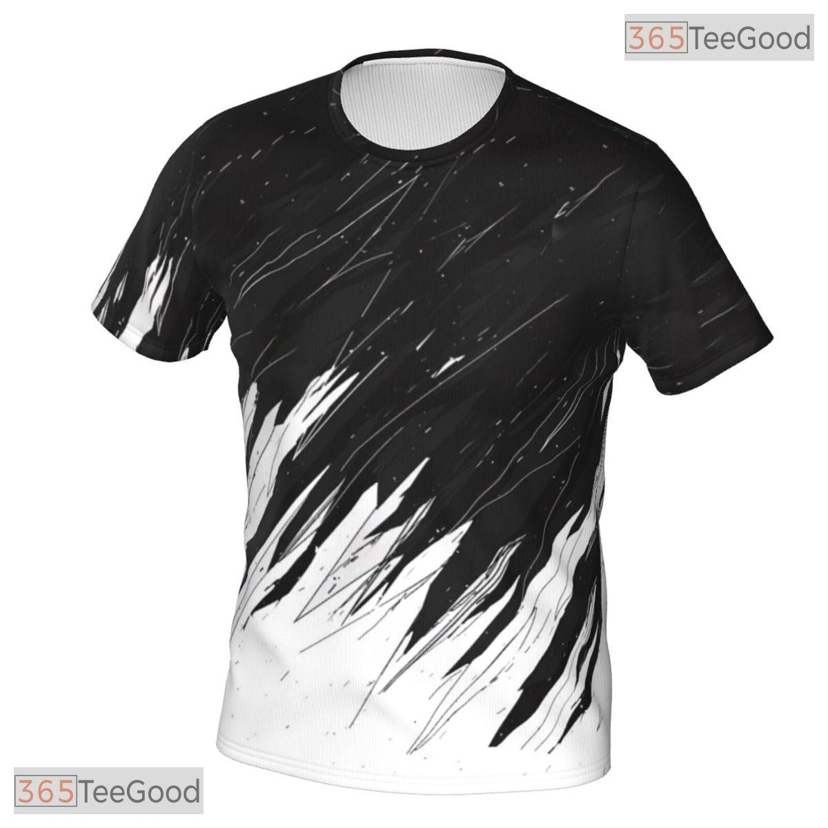 Black White Graffiti Basketball Art 3D Printed Short Sleeve Unisex T-Shirt Tops