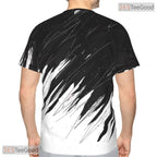 Black White Graffiti Basketball Art 3D Printed Short Sleeve Unisex T-Shirt Tops