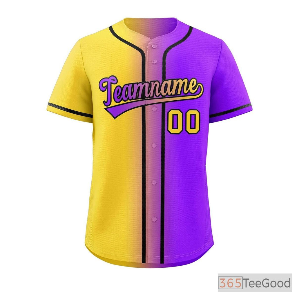 Black, Yellow & Gray Baseball Jersey Tee for Men & Women - A comfortable everyday essential