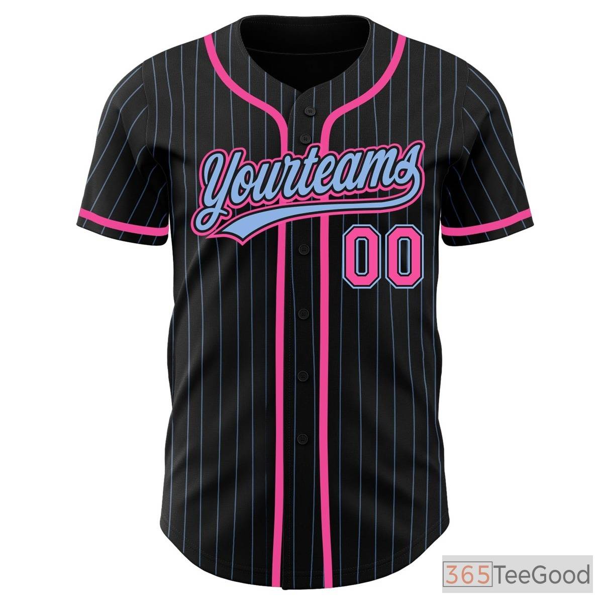 Black & Blue Baseball Jersey Tee for Men & Women - Your Vision, Your Style`