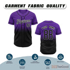 Black & Blue Baseball Jersey Tee for Men & Women - A Foundation for Custom Style
