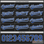 Black & Blue Baseball Jersey Tee for Men & Women - Personalize Your Team Look